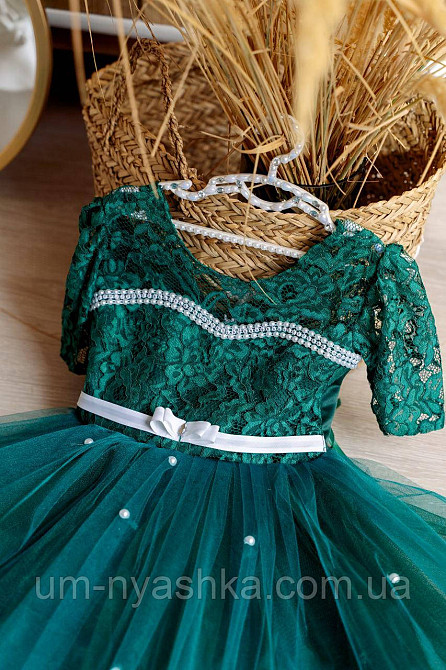 Платье Лягушки зеленое пышное платье изумрудное Кривой Рог - изображение 9