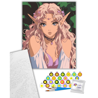 Картина по номерам ArtCraft Ельфійська принцеса 40х50 см (16131-AC) Вінниця - фото 2