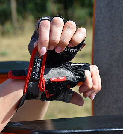 Рукавички для фітнесу Power System PS-2570 Woman’s Power жіночі Black/Red M Кам'янське - фото 10