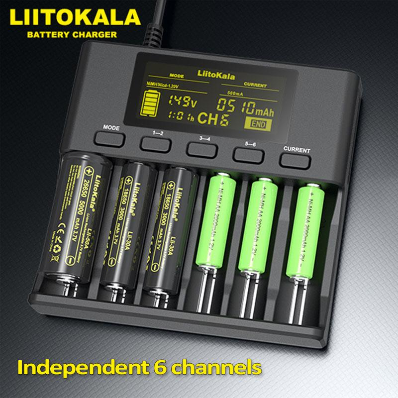 Универсальное зарядное устройство Liitokala Lii-S6 (6 каналов) с блоком питания Киев - изображение 7