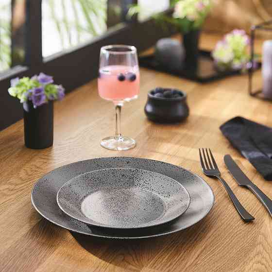 Тарілка обідня Luminarc Slate Black, 25 см (6788144) Київ