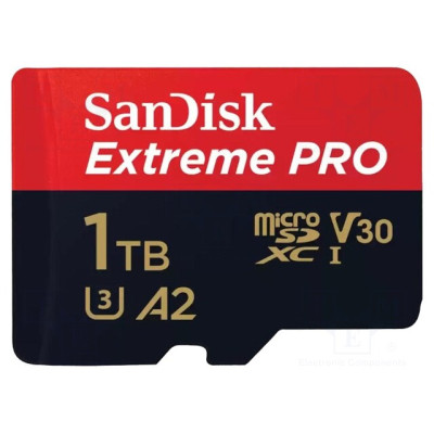 Карта памяти SanDisk 1 TB microSDXC UHS-I U3 Extreme Pro+SD Adapter (SDSQXCD-1T00-GN6MA) Винница - изображение 2