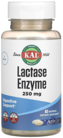 Фермент лактаза KAL Lactase Enzyme 60 капс Киев