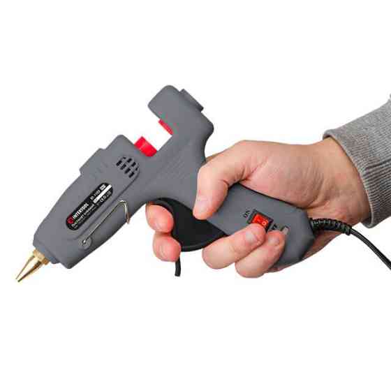 Пістолет клейовий 40(120) Вт, 195-210°C, під стрижні 10,8-11,5 мм, 10-16,5 г/хв INTERTOOL RT-1102 Киев