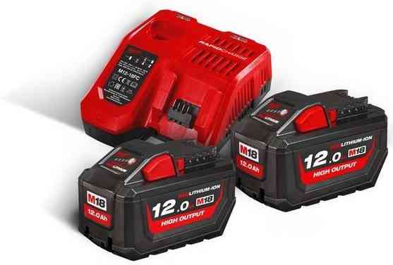 Энергокомплект MILWAUKEE, M18 HNRG-122 (+ заряд.устройство, 2 аккум. M18 HB12(12Аг), 1акум. M12 B6(6Аг) Одесса