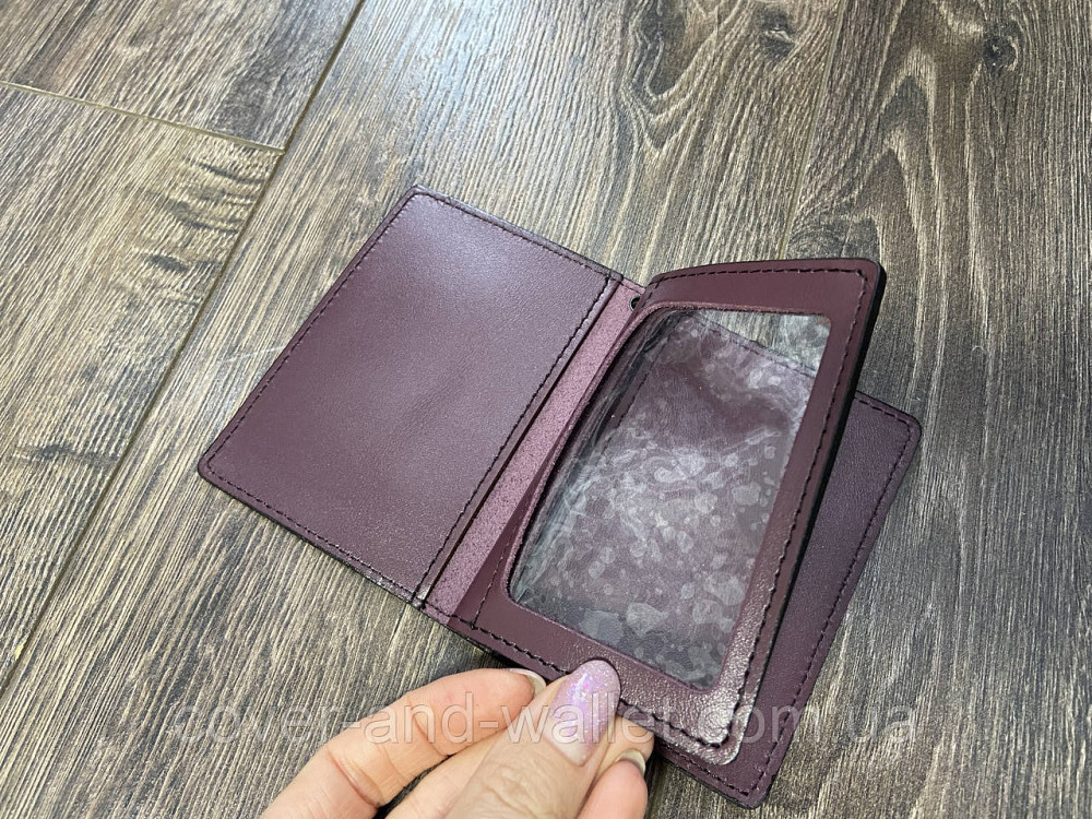 Обкладинка на посвідчення  НАБУ (антикорупційне бюро) натуральна шкіра Київ - фото 4