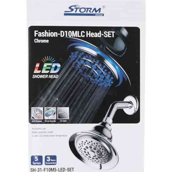 Лійка для душу Storm SH-31-F10M5-LED-SET   ( ST0019 ) 21404 Харьков