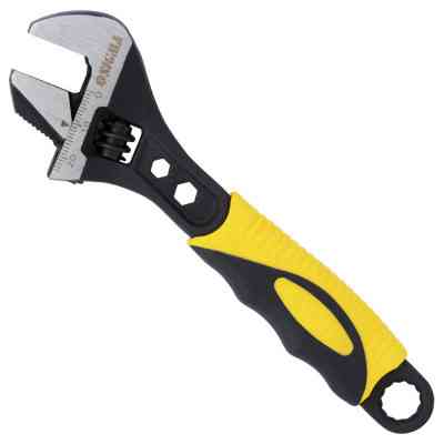 Ключ Sigma разводной с переставной губкой 150мм, 0-24мм CrV (TPR) (4100911) Винница