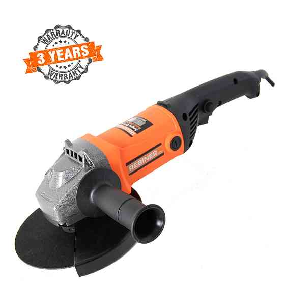 Кутова шліфмашина Rebiner RAG-2150 (180 мм, 2150 Вт) – Потужна болгарка турбінка з гарантією 36 міс Львів