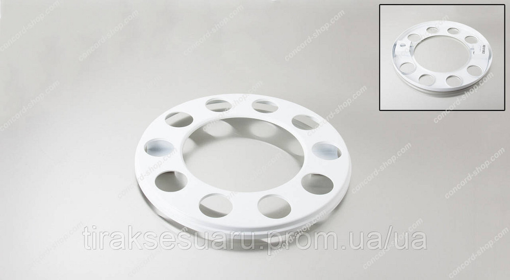Колпак колеса передний 22,5 корона. белый металл Колпак колеса корона передний белый 22.5 (металл) Луцк - изображение 1