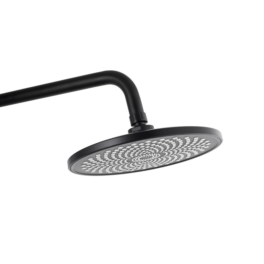 Душова система зовнішнього монтажу Kroner KRP Armada з виливом - SCH065 хром/чорна Київ - фото 9