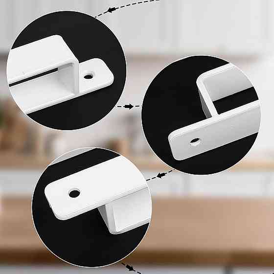 Ручка дверная Модель 032 Белая Чугунная Vintage 156 мм набор 2 для входных и межкомнатных дверей тяжёлая Киев