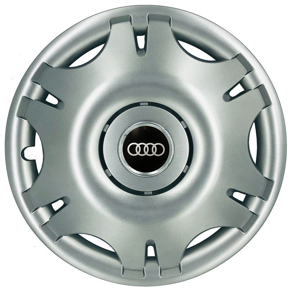 Автомобильные модельные колпаки R16 Audi 402 4шт, SJS, серебряные Киев - изображение 1