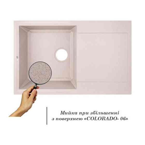 Кухонна мийка Lidz 790x495/230 COL-06 (LIDZCOL06790495230) Київ