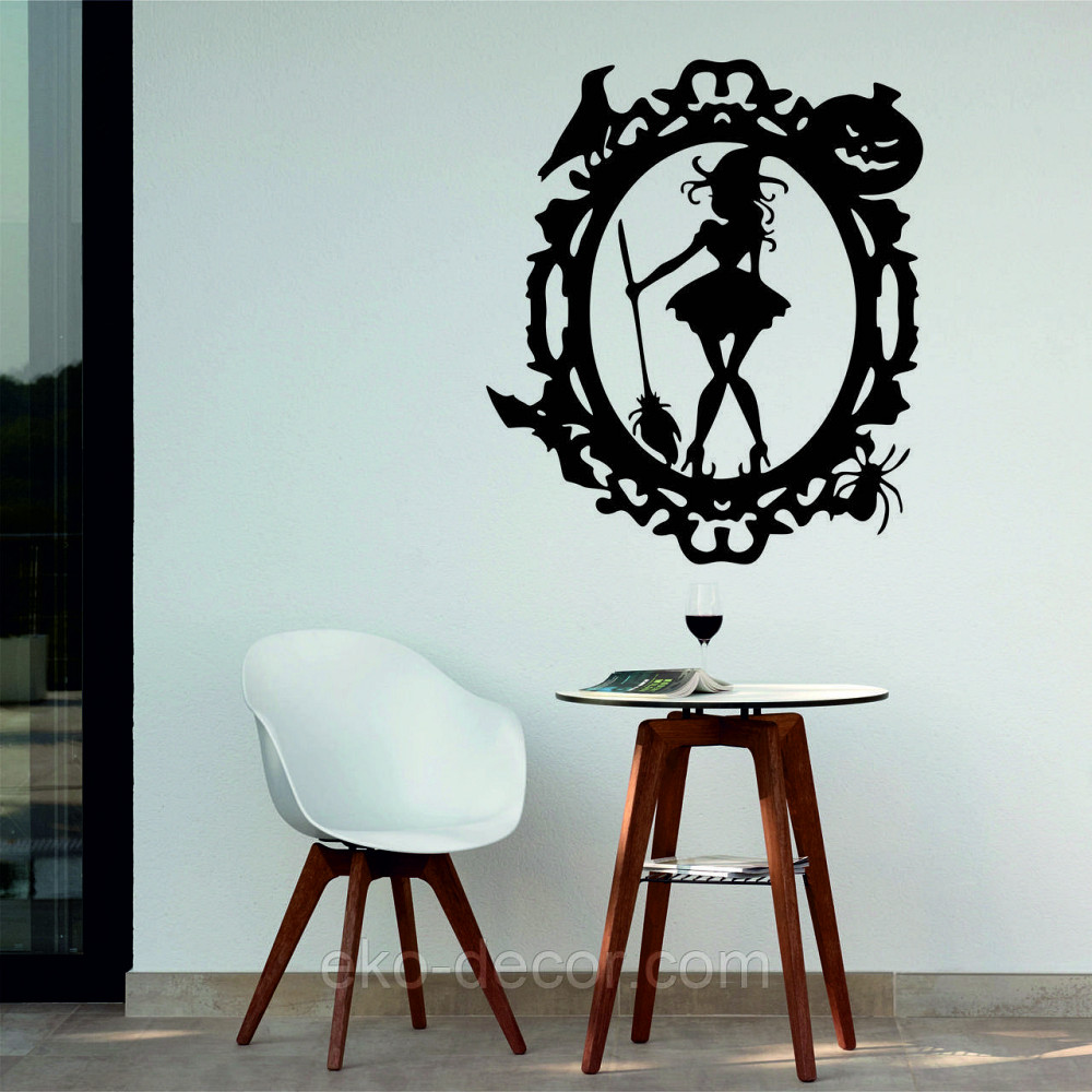 Декоративное настенное Панно «Ведьма с веником», Декор на стену Киев - изображение 9