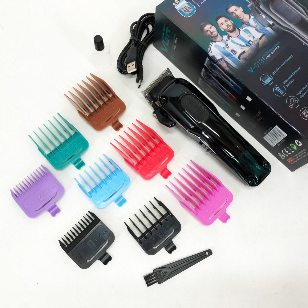 Универсальный триммер для мужчин, Професиональная машинка для стрижки волос Триммер висков RI-40 Львов - изображение 17