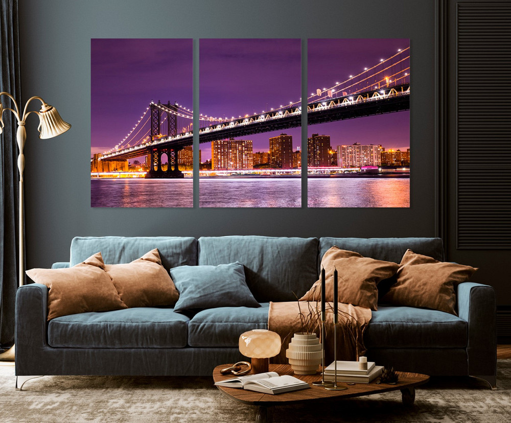 Модульна картина у вітальню/ спальню   Бруклін   ART-258_3A 100х150 см Київ - фото 3