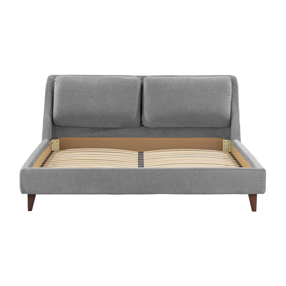 Кровать BeatriceDesign Standart Wood на деревянных ножках 160x200 серый Киев - изображение 2