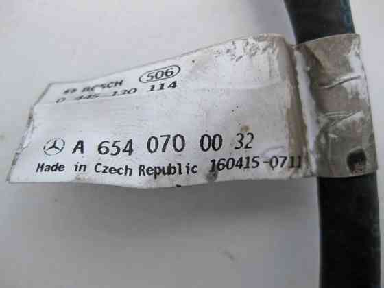 Mercedes-Benz  A6540700032 Зворотна паливна трубка з форсунок для двигуна OM654 R4 2.0 Diesel Одеса