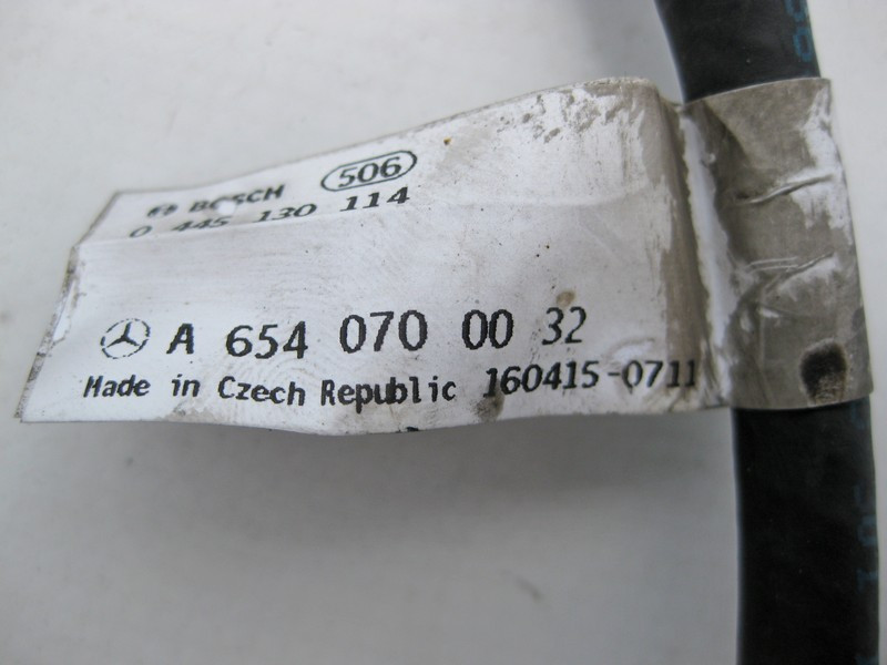 Mercedes-Benz  A6540700032 Зворотна паливна трубка з форсунок для двигуна OM654 R4 2.0 Diesel Одесса - изображение 2