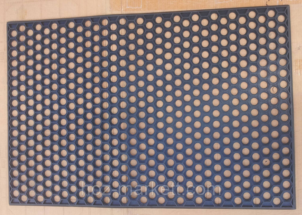 Коврик 60 см х 90 см  резиновый сота грязезащитный килим Харьков - изображение 8