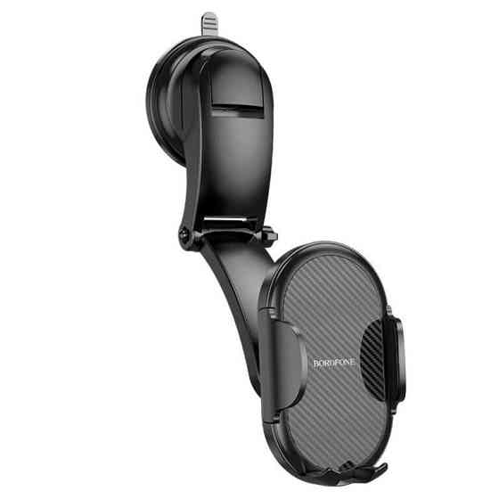 Автотримач для телефона BOROFONE BH73 Charm press type center console car holder Black Ковель