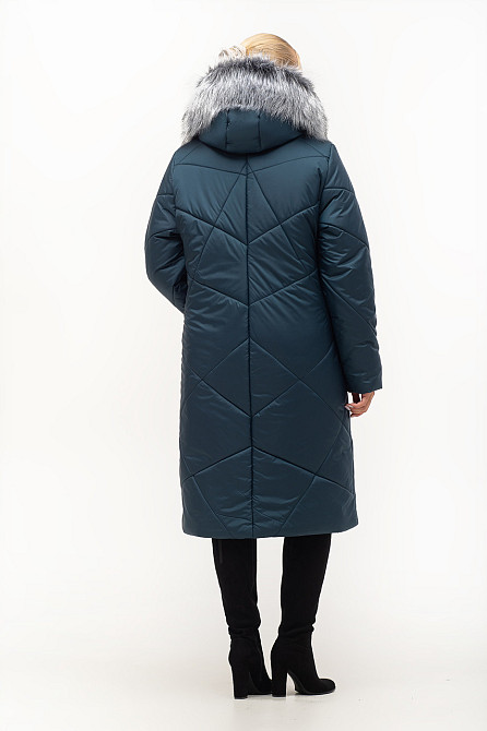 Жіноче зимове пальто з хутром Київ - фото 2
