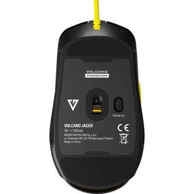 Мышка Modecom Jager Volcano RGB Hot-Swap Custom USB Black (M-MC-JAGER-100) Винница - изображение 3