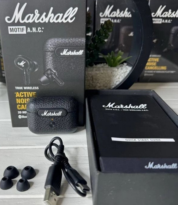 Навушники Marshall motif ANC (A.N.C) / Наушники беспроводные. Киев - изображение 5