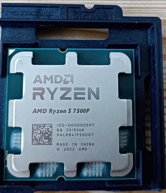 ГАРАНТІЯ Процесор AMD Ryzen 5 7500F AM5 Tray НОВИЙ! Київ - фото 4