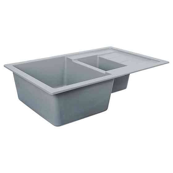 VALESO Гранітна мийка для кухні VALESO TOSKANA 7850W матова Сірий металік Киев