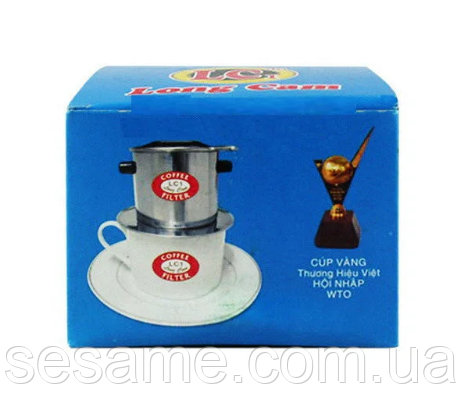 Вьетнамский фильтр для кофе Фин Long Cam Phin №6. 75 мл.кофе по -вьетнамски Харьков - изображение 5