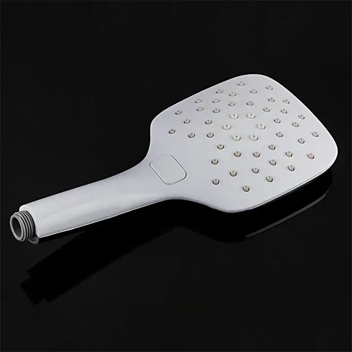 Змішувач для ванни з душовим гарнітуром GAPPO G3217-8 білий/хром Київ - фото 7