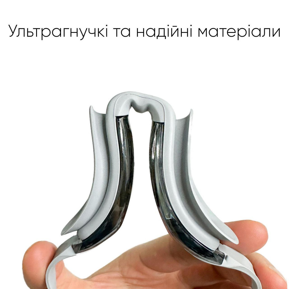 Окуляри для плавання Renvo Gilgit Уні Anti-fog Сірий OSFM (2SG520-02) Киев - изображение 3