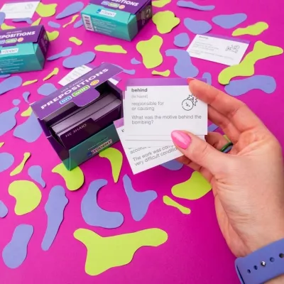 Навчальний набір English Student Картки для вивчення англійських слів Prepositions (укр.) (591225998) Вінниця