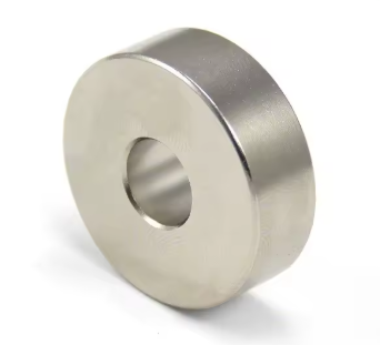 Набір з 10 неодимових магнітів 18x4 мм з отвором Київ