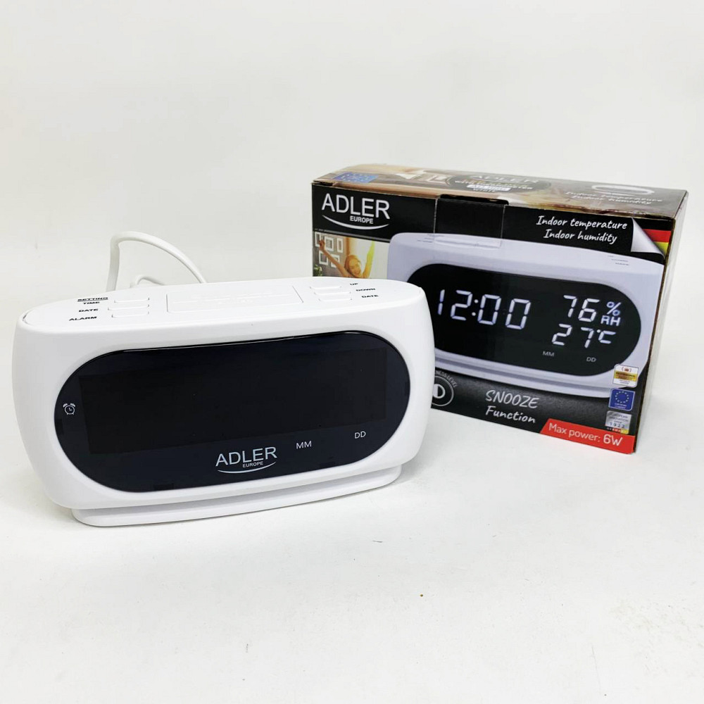 Часы сетевые электронные светящиеся настольные, Настольные часы с функцией подсветки LR-87 Львов - изображение 9