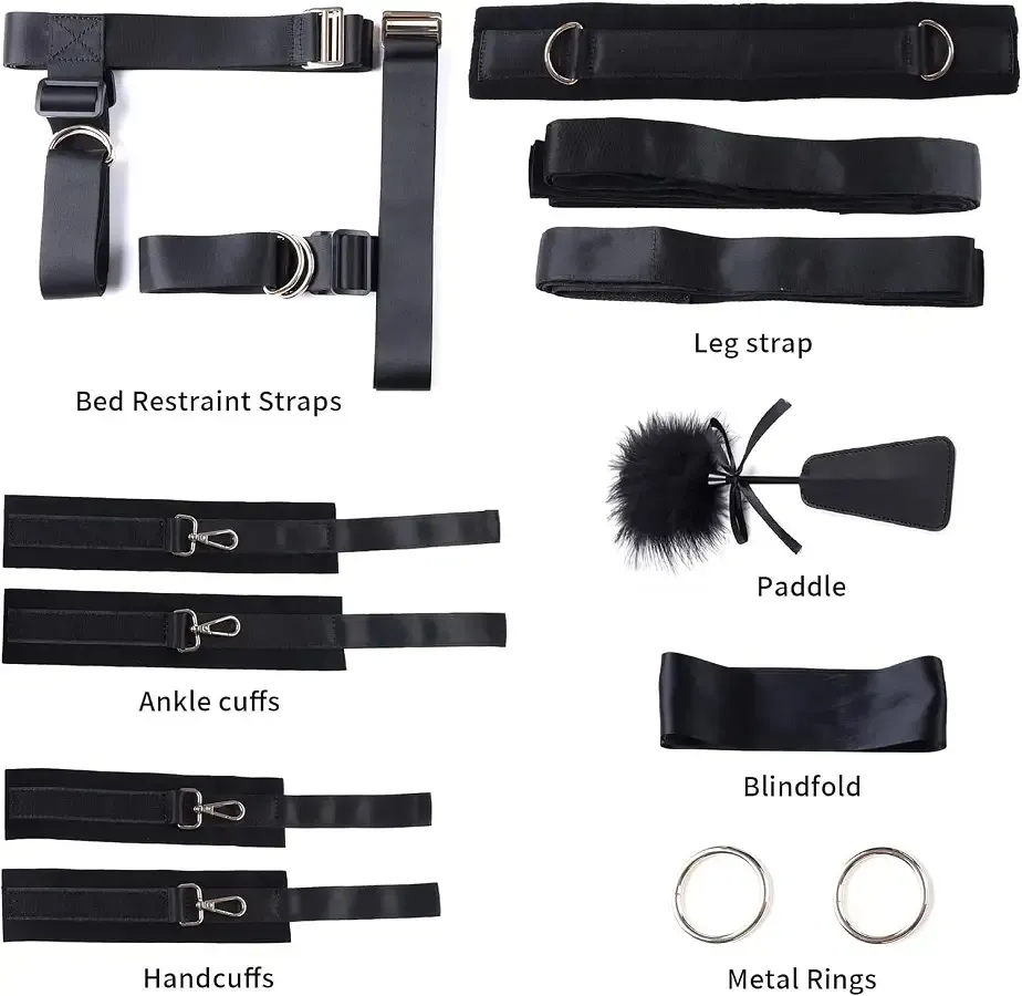 БДСМ-набор LOCKINK YEAHWOW Bed Restraint set Львов - изображение 7