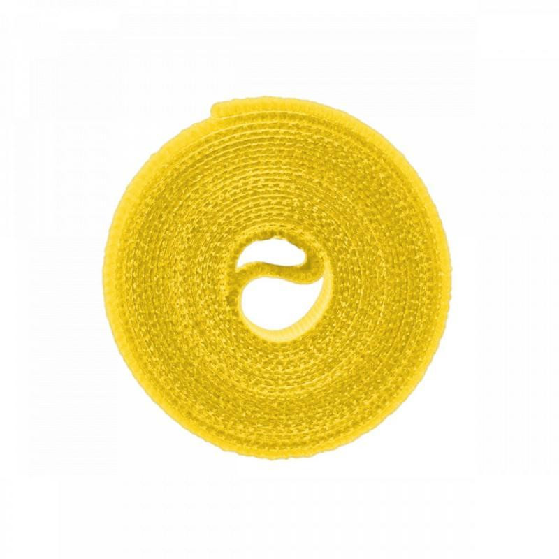 Багатофункціональна стрічка, Т рулон на липучці, 12 мм х 2 м, жовта, HLT1202/YL Київ - фото 1