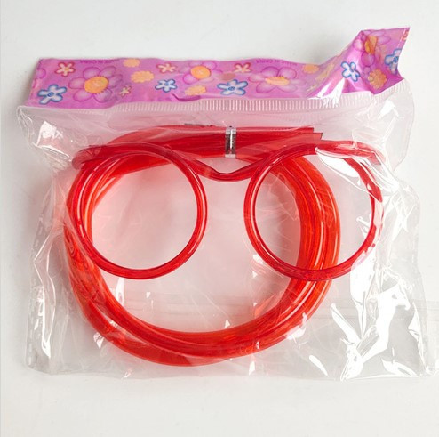 Очки трубочка детские для питья one size красный Киев - изображение 2
