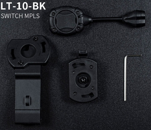 Тактичний ліхтар Wosport на шолом для MPLS Чорний Вінниця - фото 3