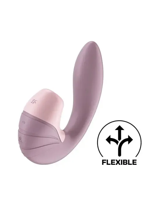 Вакуумний вібратор Satisfyer Supernova Old Rose, 2 положення стовбура Львів - фото 1