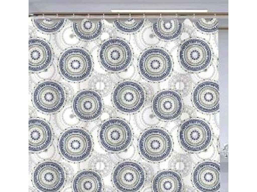 Штора для ванної 180*180см сірий Абстракція ТМ Eco Fabric Київ - фото 1