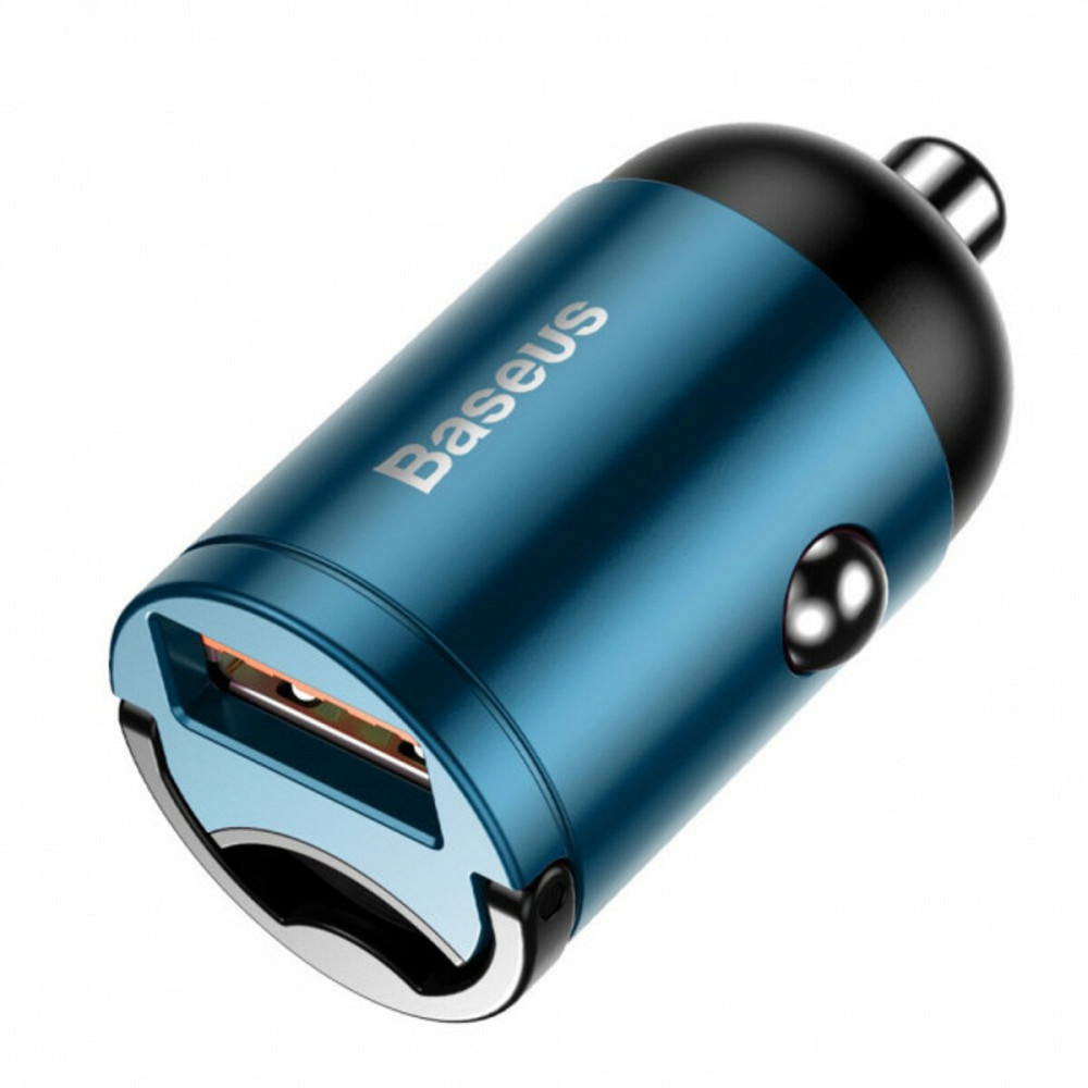 Автомобільний зарядний пристрій Baseus Tiny Star Mini Quick Charge Car Charger USB Port 30W Blue Киев - изображение 1