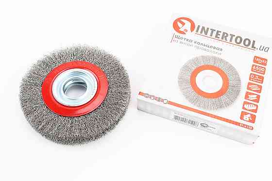 Щітка дискова 150х32мм з рифленого дроту BT-6150 Київ