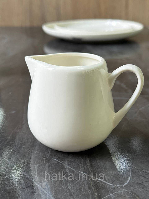 Молочник соусник кераміка білий Olens "Сноу" 200 мл для дому та ресторану Київ - фото 1