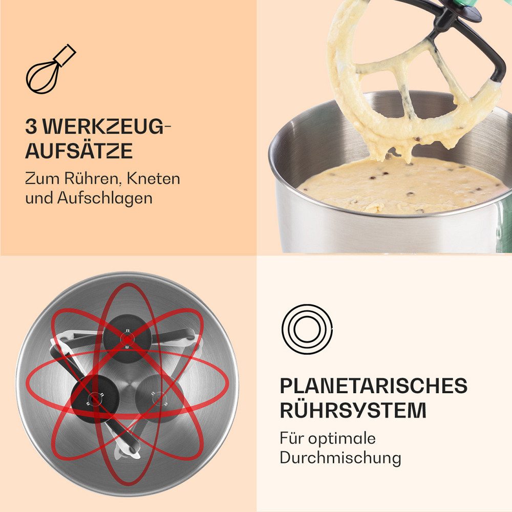 Кухонна машина Bella Elegance 2000 Вт/2,7 л. с./5.2 літра з неіржавкої сталі, яка не містить BPA, Рівне - фото 4