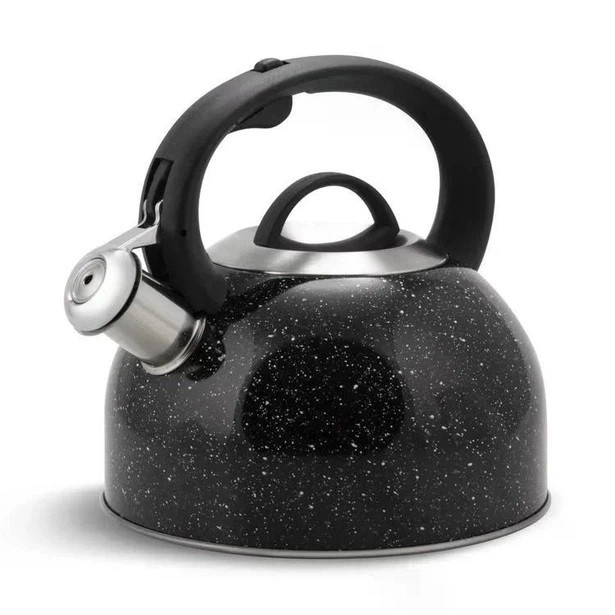 Чайник для приготовления чая со свистком, Чайник для газовой плиты 3 л литра Кухонный газовый CJ-68 Львов - изображение 1