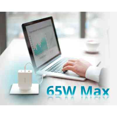 Зарядное устройство D-Link 2xUSB-C + 1xUSB-A 65W GaN white (DCP-651) Винница