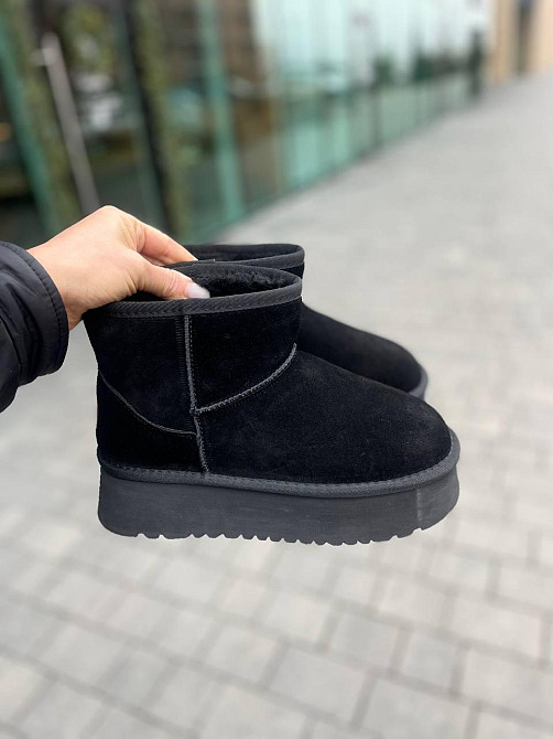 Без бренда Угги жіночі BESSKP -1 чорні (зима, замша натуральна) (5757) 40 Коломыя - изображение 6